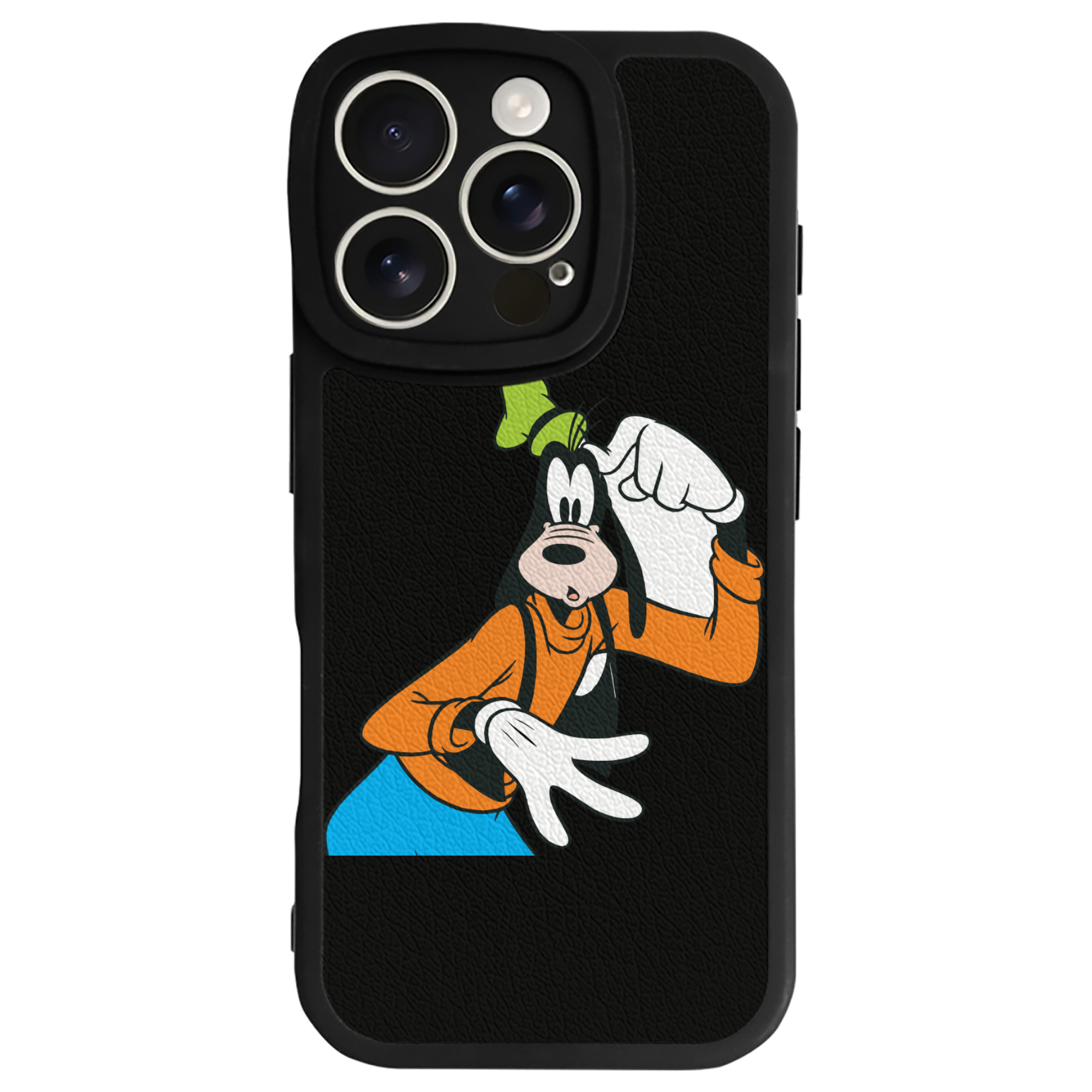 （画像用） ミッキーマウス Mickey Mouse 【iPhone 16シリーズ対応】シリコンスマホケース（レザー調） 材質：シリコン